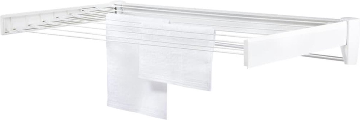 Leifheit wanddroogrek 81 Protect Plus - 8,1 m drooglengte - ophangbaar - wit | bol.com