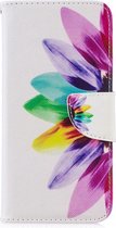 Huawei P Smart (2019) Portemonnee Hoesje met Bloemblad Print