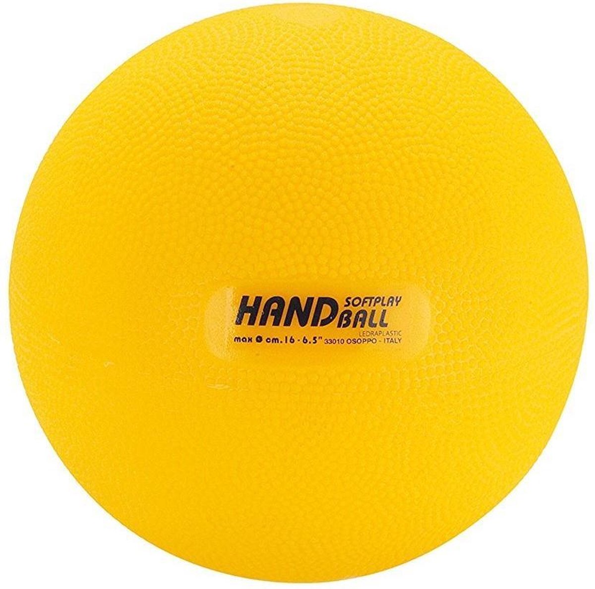 Lichtgewichtbal Softplay: handbal 180 g, 16 cm, geel