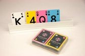 Speelkaarten met grote opdruk en kleurcode