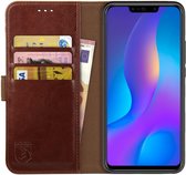Rosso Element Huawei P Smart Plus Hoesje Book Cover Bruin