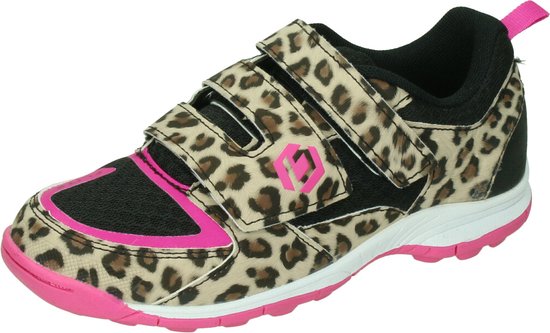 Brabo Velcro Hockeyschoenen Black Pink Print maat 35 bol