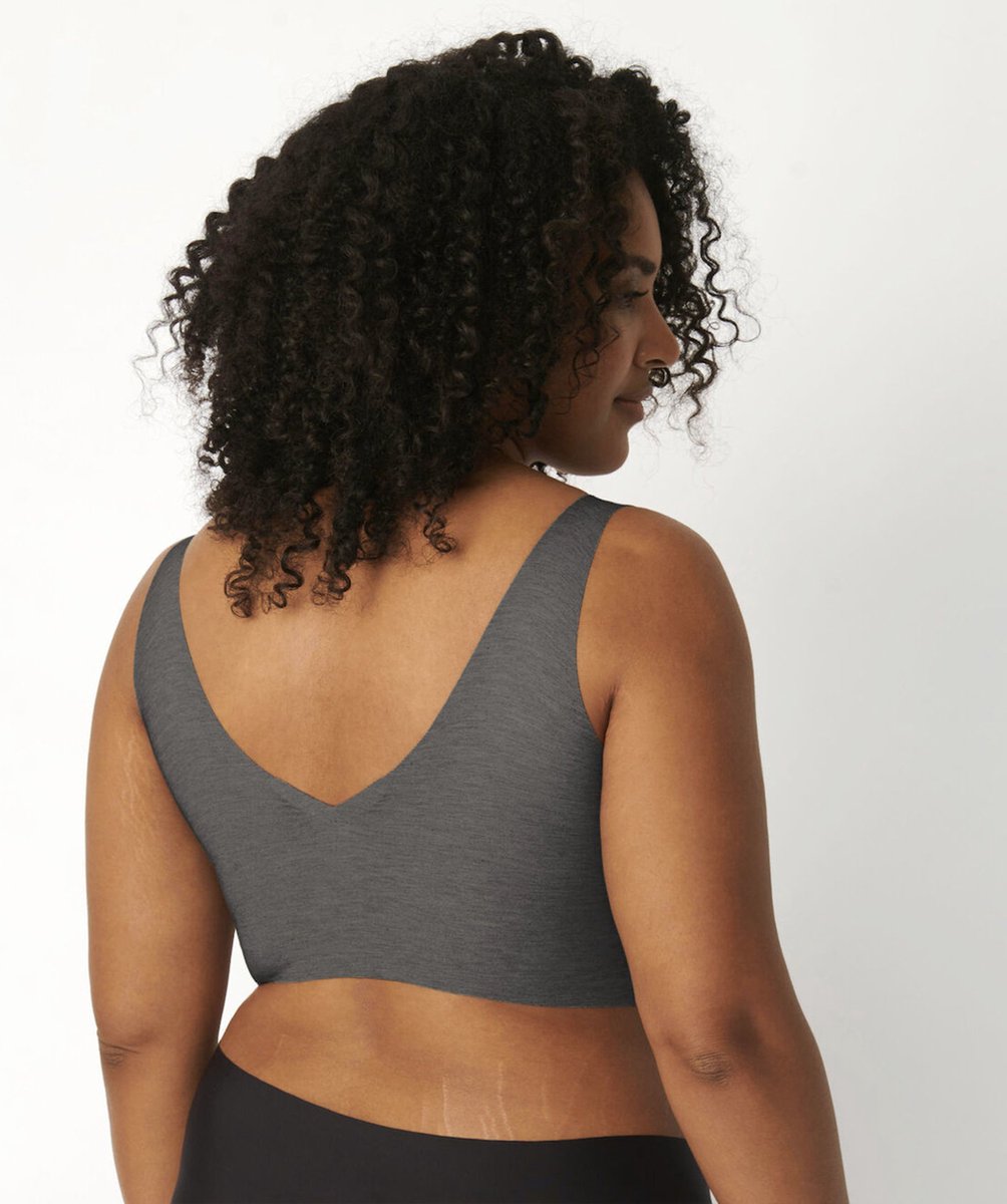 sloggi ZERO Feel Natural Dames Beha Top - Blackcombination - Maat M