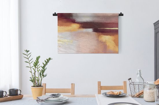 Tapisserie - Tapisserie - Peinture - Abstrait - Pastel - 90x60 cm - Tapisserie