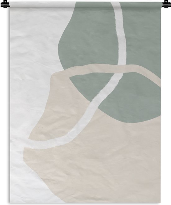 Wandkleed - Wanddoek - Minimalisme - Pastel - Design - 120x160 cm - Wandtapijt