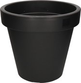 Zwarte bloempot 35 cm - Zwarte plantenpot 35 cm