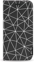 Casetastic Wallet Case Black Apple iPhone X - So Many Lines! White