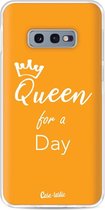 Casetastic Samsung Galaxy S10e Hoesje - Softcover Hoesje met Design - Queen for a day Print