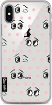 Casetastic Apple iPhone X / iPhone XS Hoesje - Softcover Hoesje met Design - Eyes On You Print