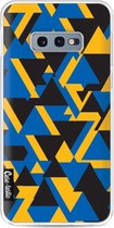 Casetastic Samsung Galaxy S10e Hoesje - Softcover Hoesje met Design - Mixed Triangles Print