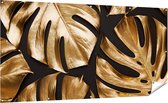 Gards Tuinposter Gouden Bladeren - 200x100 cm - Tuindoek - Tuindecoratie - Wanddecoratie buiten - Tuinschilderij