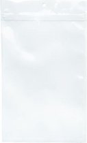 Gripzakken Transparant/Wit 15,2x23,5cm (100 stuks) | ziplock | gripzak