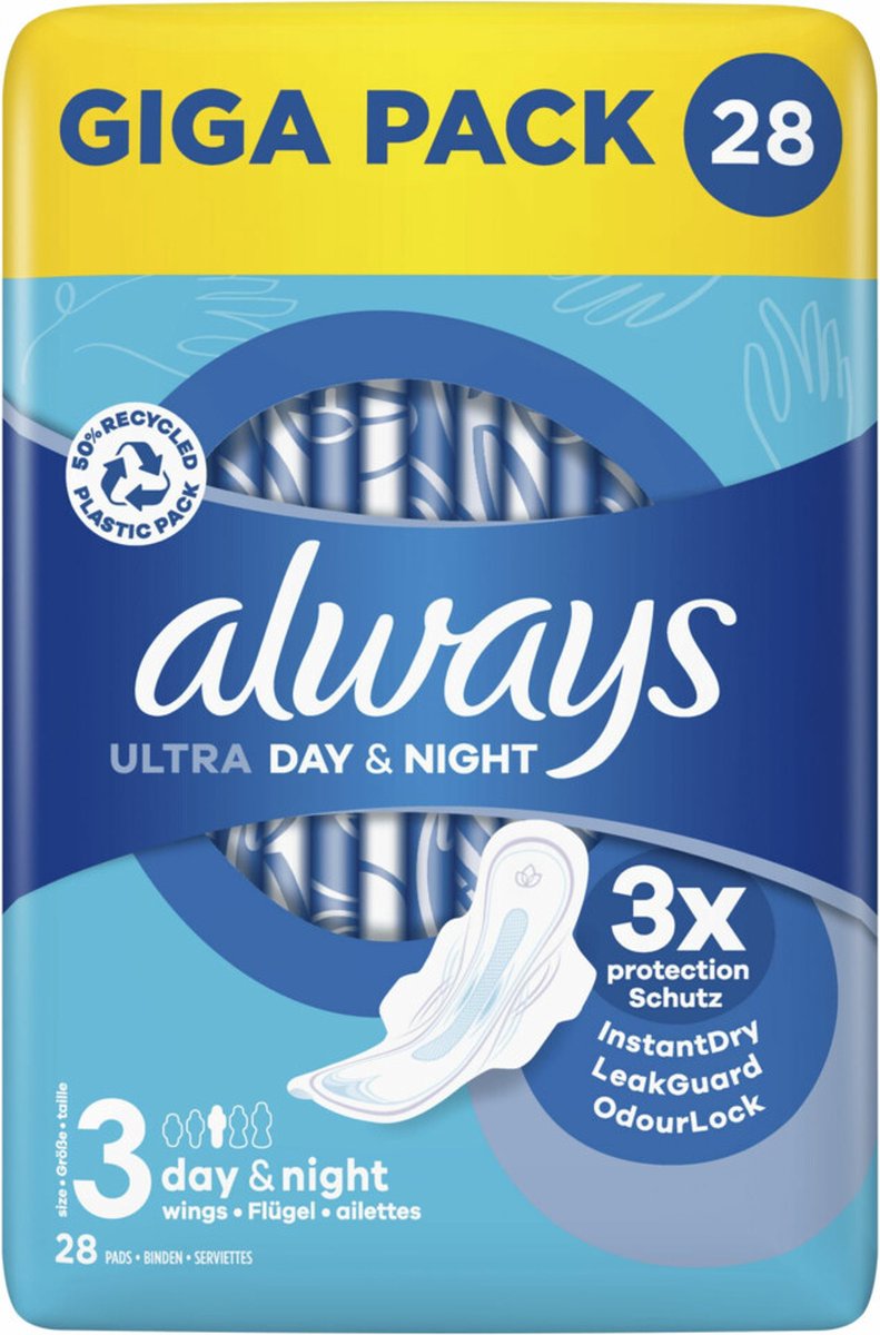 Always Maandverband Ultra Secure Day 28 stuks