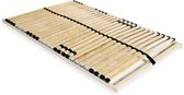 vidaXL - Lattenbodem - met - 28 - latten - 7 - zones - 140x200 - cm