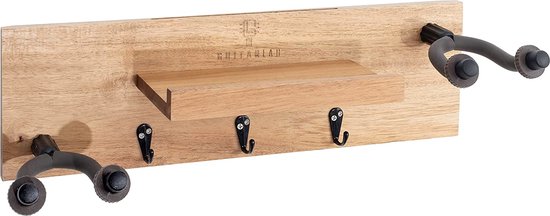 Étagère murale de guitare en bois Support de guitare Support de guitare  Support de guitare Mur