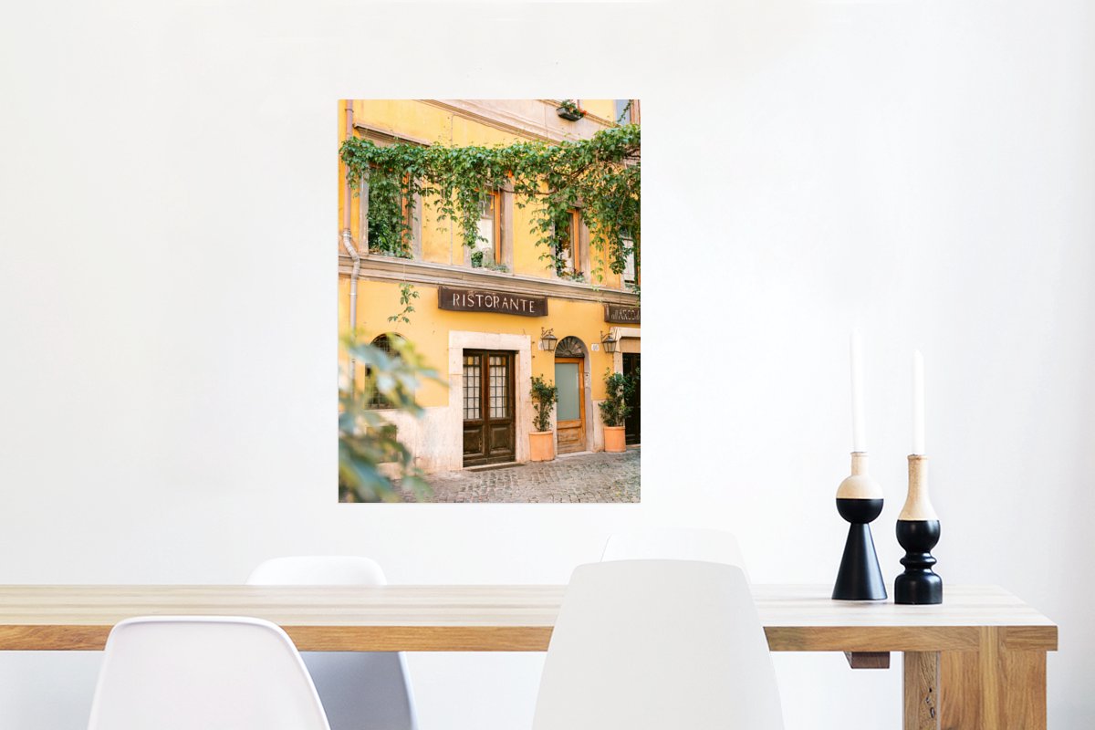 Rome - Restaurant - Geel - Planten - Deur