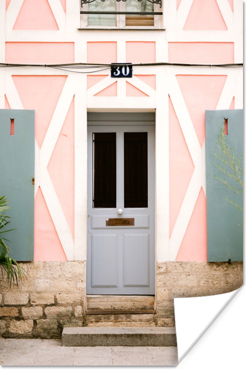 Roze - Deur - Architectuur - Huis