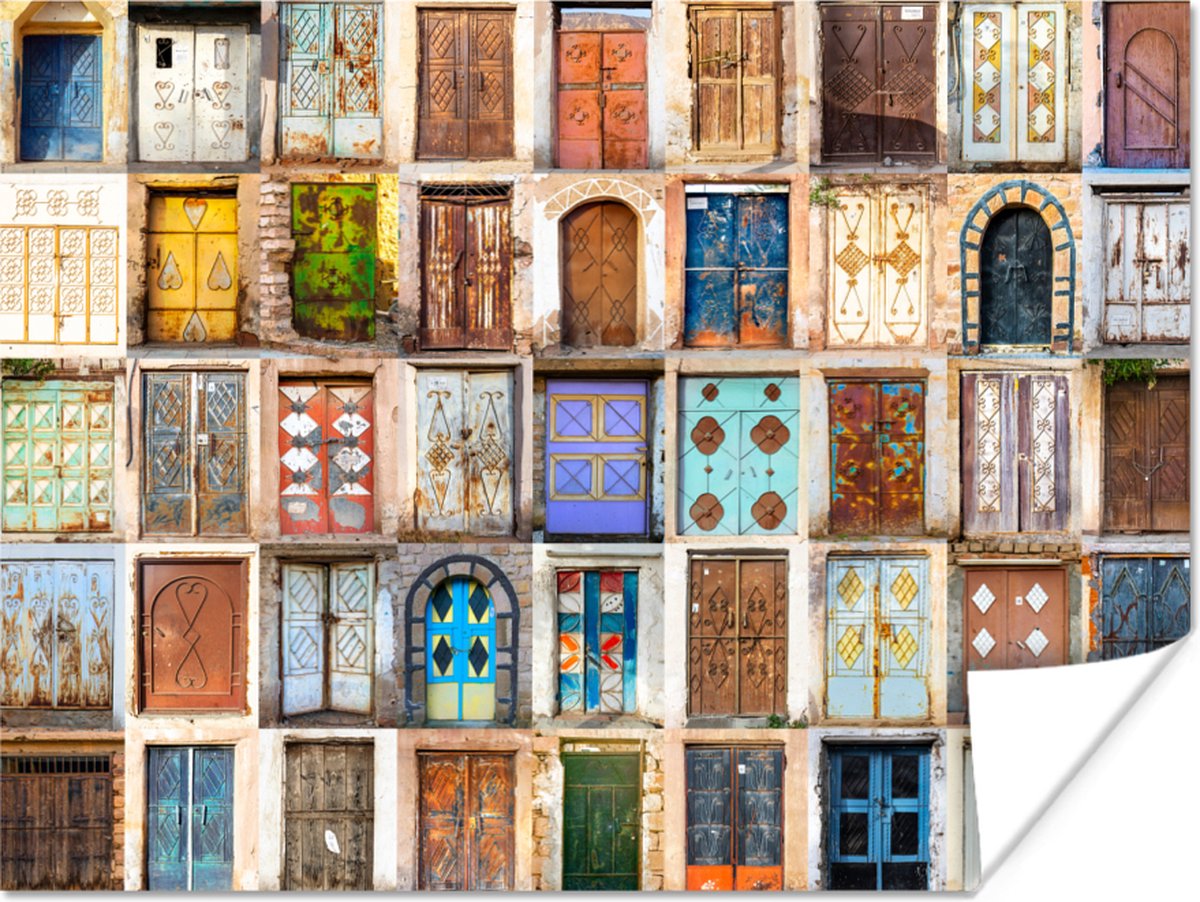 Deuren - Architectuur - Vintage - Collage