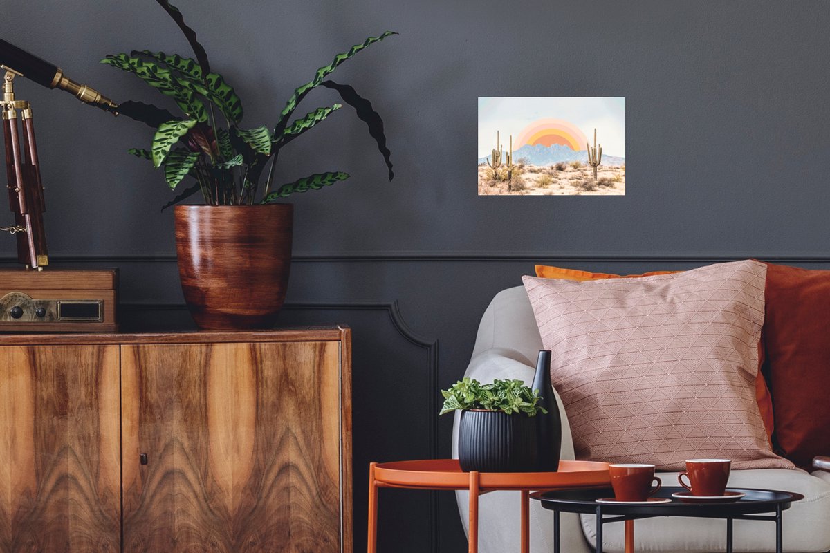 Poster Cactussen - Planten - Natuur - Zon - 30x20 cm