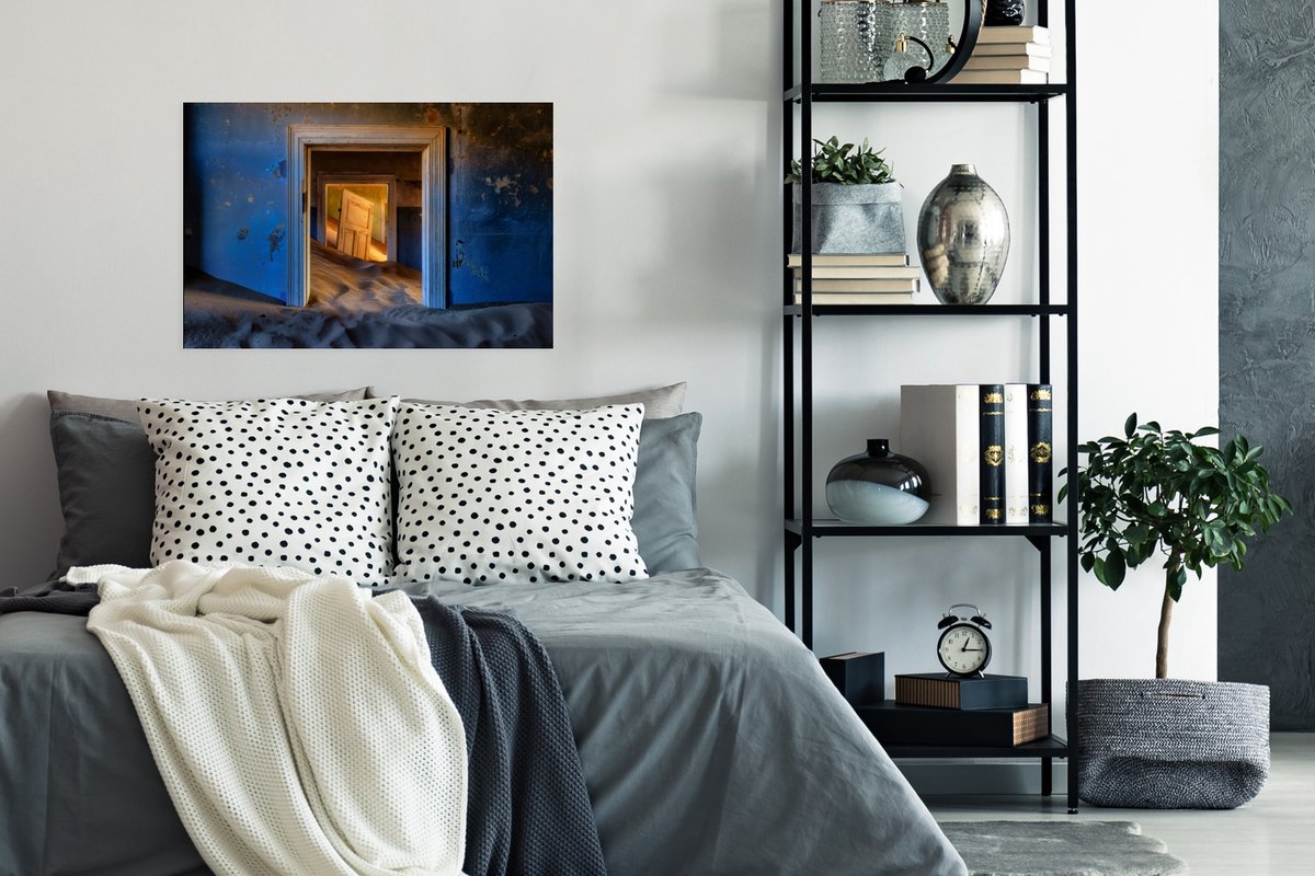 Zand - Blauw - Deur - Architectuur