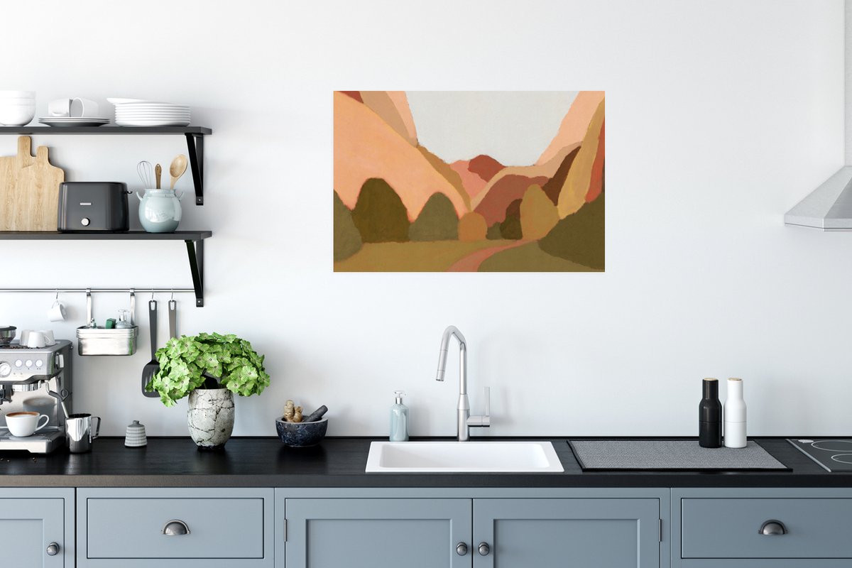 Poster Natuur - Landschap - Abstract - Kunst - 60x40 cm