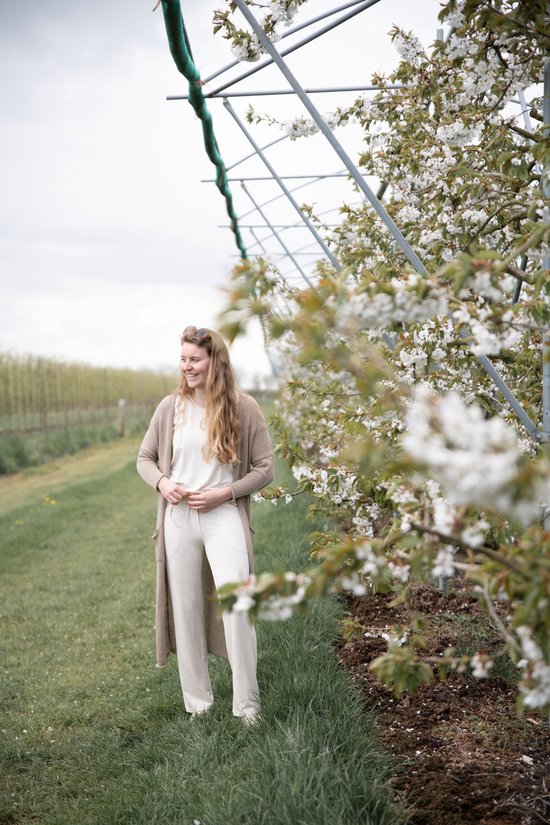 Knit Factory Lily Pants - Pantalon avec poches latérales - Pantalon long - Pantalon pour le printemps, l'été et l'automne - Zwart - S