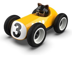 Playforever - Speelgoedauto - Egg Sunnysider - Geel