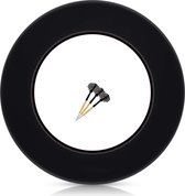 Prodarts® Dart Surround voor elke dartbord - Beschermingsring in Zwart - Hoge Kwaliteit - Geen Extra Bevestiging nodig - Professionele Look