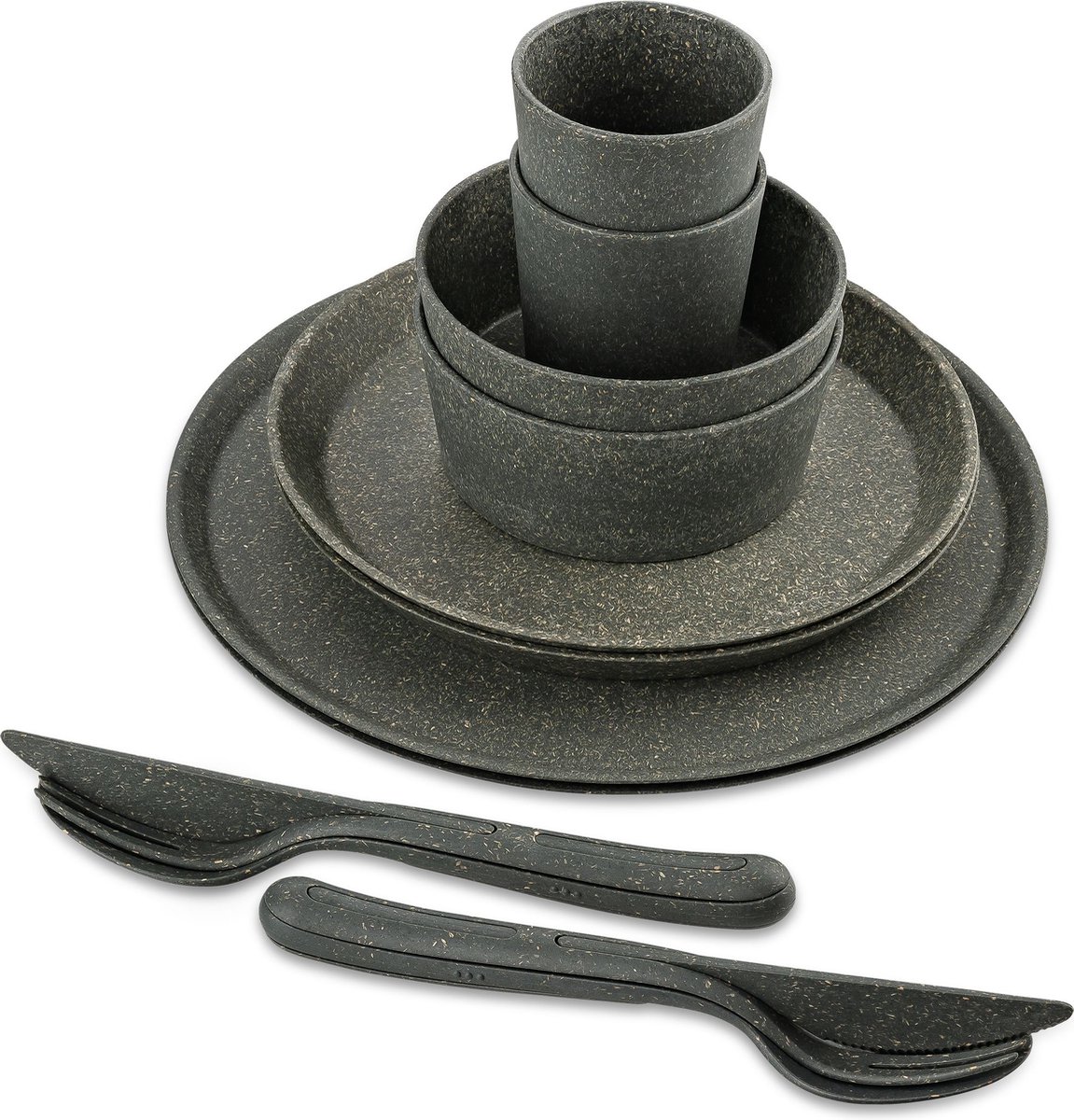 Koziol - Connect Crockery and Cutlery Helsinki Set of 14 Pieces