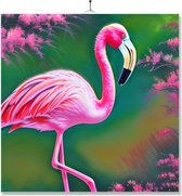 Tegel Met Opdruk | Kado | Cadeau | Flamingo