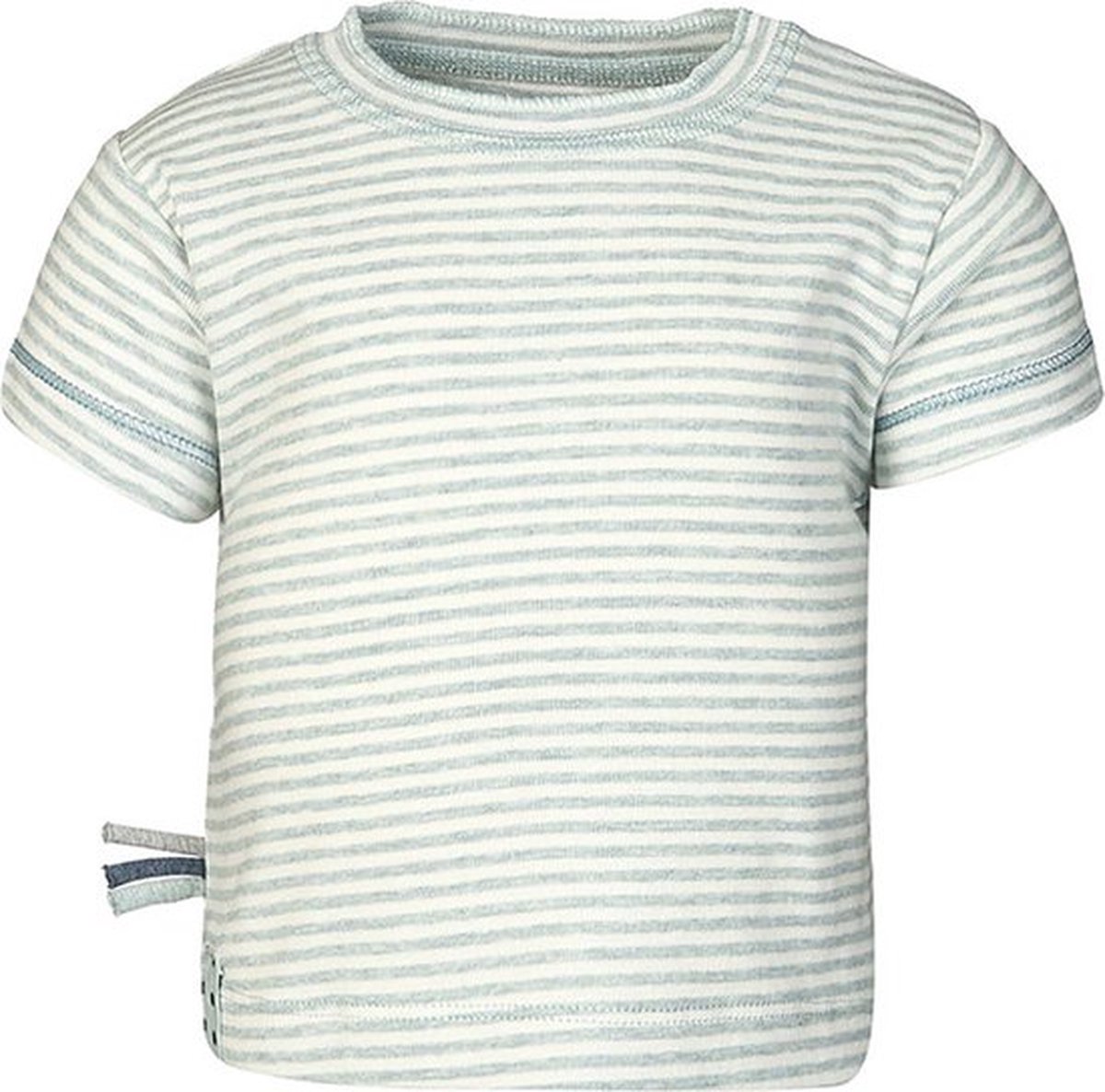 Baby-T-shirt met korte mouwen OrganicEra Biologisch Baby S/S T-shirt Gestreept