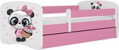 Kocot Kids - Bed babydreams roze panda zonder lade zonder matras 140/70 - Kinderbed - Roze