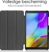 Hoesje Geschikt voor Samsung Galaxy Tab A 8.0 (2019) Hoesje Case Hard Cover Hoes Book Case - Donkergroen