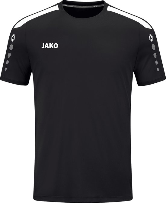 JAKO Shirt Power Korte Mouw Zwart Maat XL