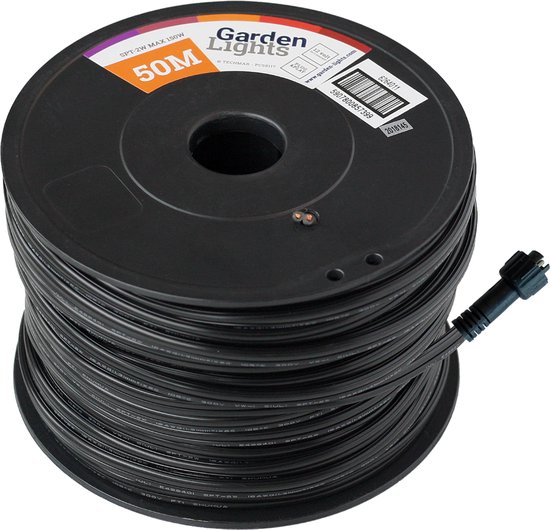 Garden Lights: Hoofdkabel Flex 50 Meter - Zwart van Garden — afbeelding 4