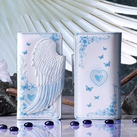 Nemesis Now Portefeuille femme White Angel Wings Multicolours