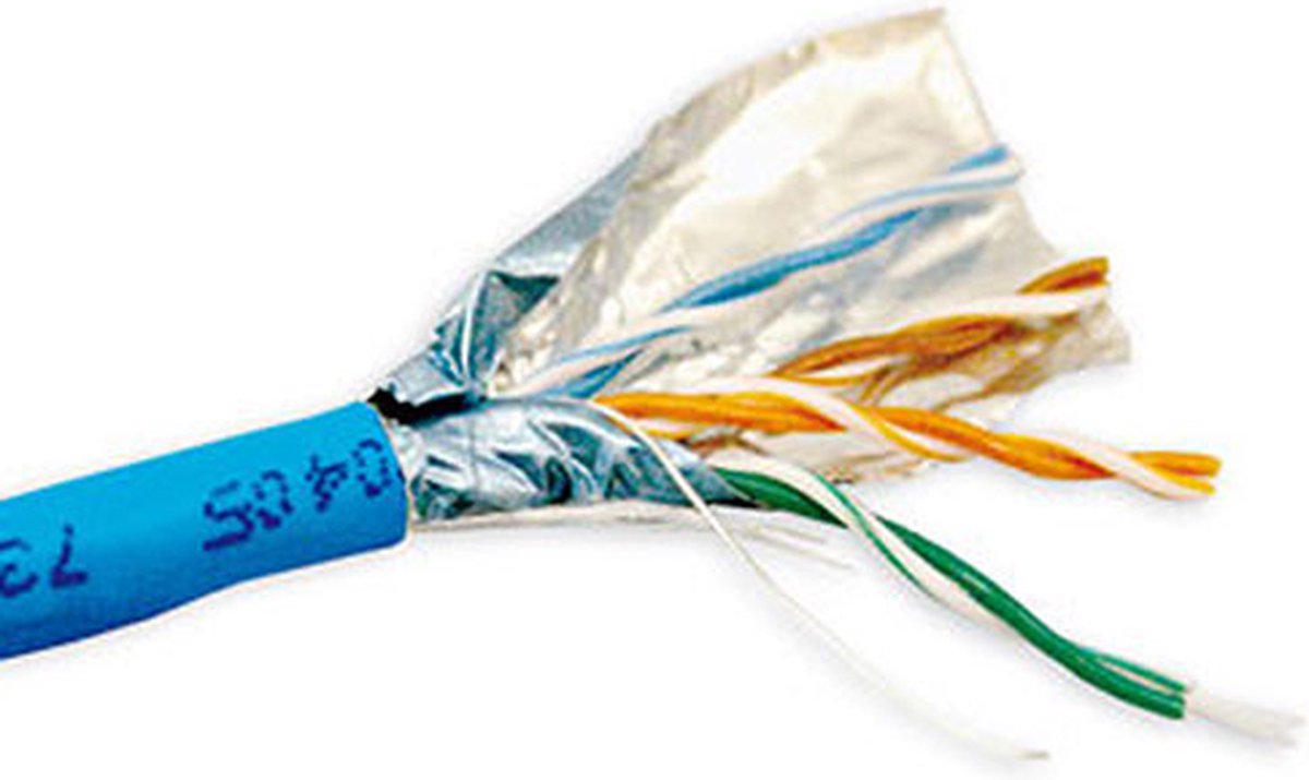 ACT FP7650 CAT5E F/UTP LSZH Patchkabel Soepel Blauw - 500 meter