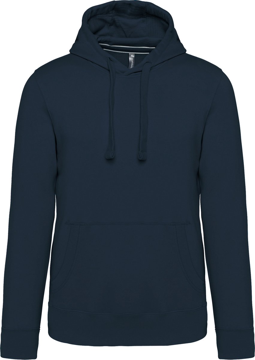 Kariban Hoodie met Capuchon en Kangoeroezak Blauw