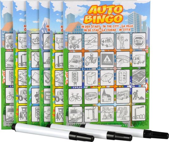 Auto-Bingo - Tin Box - Selecta Spellen