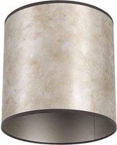 QAZQA cilinder stof - Klassieke Lampenkap - Ø 250 mm - Grijs -