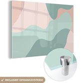 Peinture sur Verre - Été - Formes - Abstrait - 180x120 cm - Peintures sur Verre Peintures - Photo sur Glas