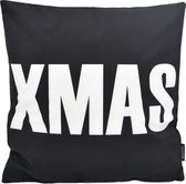 Sierkussen 'Kerst' XMAS Black | 45 x 45 cm | Katoen/Polyester