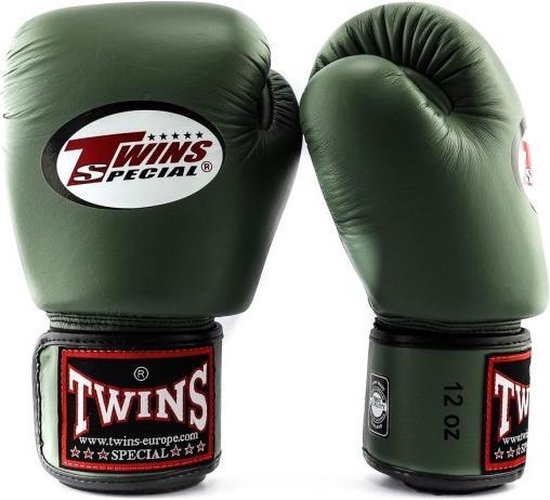 Twins Special - Bokshandschoenen - BGVL3 - Militairy - Groen - 16oz