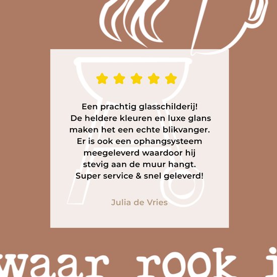 MuchoWow® Peinture sur verre 150x100 cm - Peinture sur verre acrylique - Là où il y a de la fumée, il y a un barbecue - Dictons - Citations - Photo sur verre - Peintures