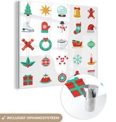 Peinture sur Verre - Christmas Stuff - Motif - Noël - 90x90 cm - Peintures sur Verre Peintures - Photo sur Glas