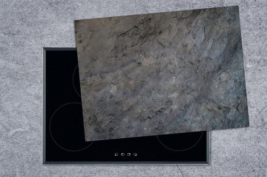 KitchenYeah® Inductie beschermer 77x59 cm - Inductie mat - Roest print - Leisteen - Vintage - Inductie beschermer - Kookplaataccessoires - Afdekplaat voor kookplaat - Inductiebeschermer - Inductiemat - Inductieplaat mat