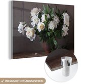 MuchoWow® Glasschilderij 30x20 cm - Schilderij acrylglas - Bloemen - Stilleven - Foto op glas - Schilderijen