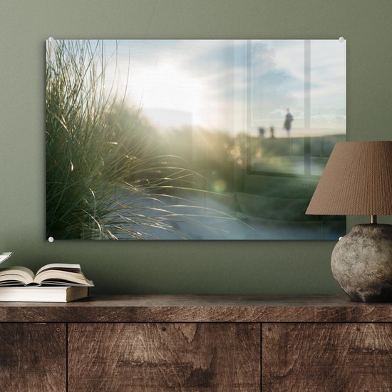 Peinture sur Verre - Plage - Dune - Soleil - 60x40 cm - Peintures sur Verre Peintures - Photo sur Glas