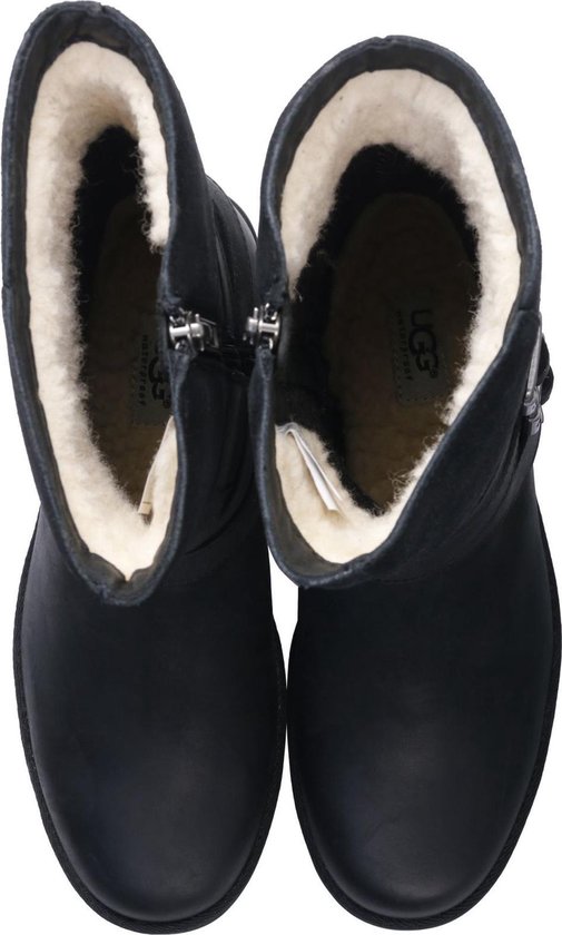 UGG Vrouwen Enkellaarsjes 2 gesp vacht booty Zwart Maat 36 UGG Vrouwen Enkellaarsjes 2 gesp vacht booty Zwart Maat 36