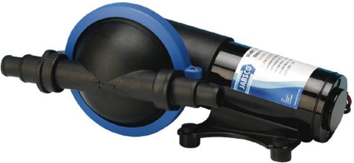 Jabsco douche- en lenspomp 12 volt 19 mm aansluiting